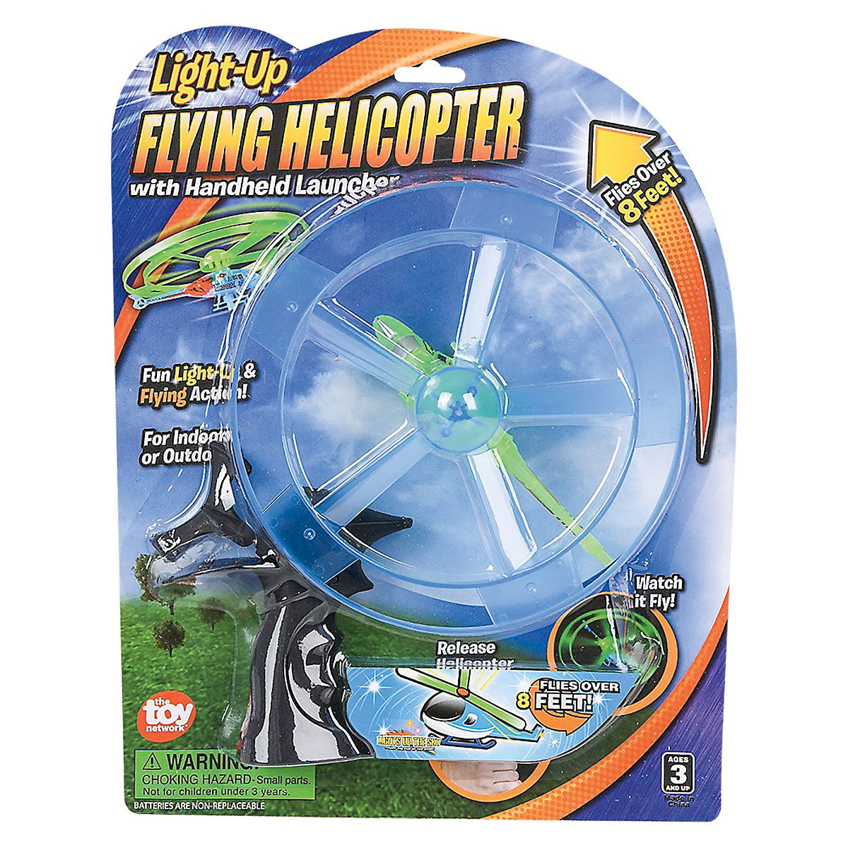 Image of Light-Up Rip Cord Helicopter