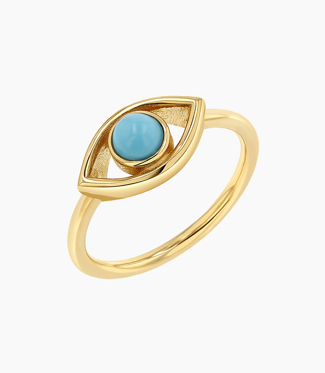 Turquoise Evil Eye Ring