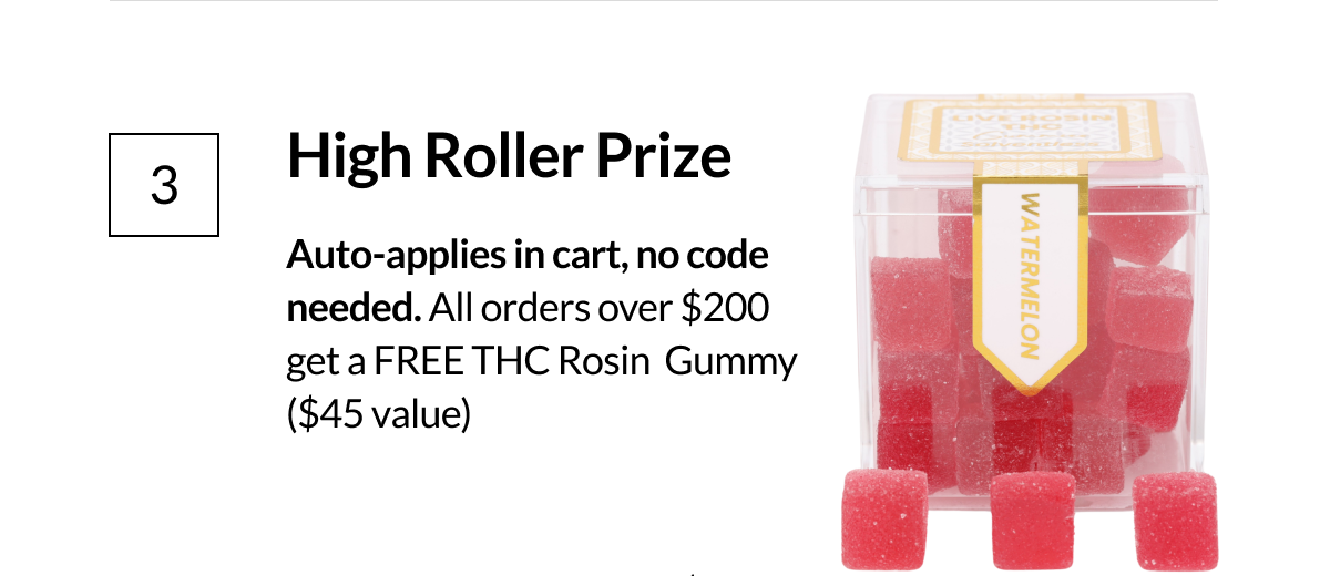 High Roller Prize