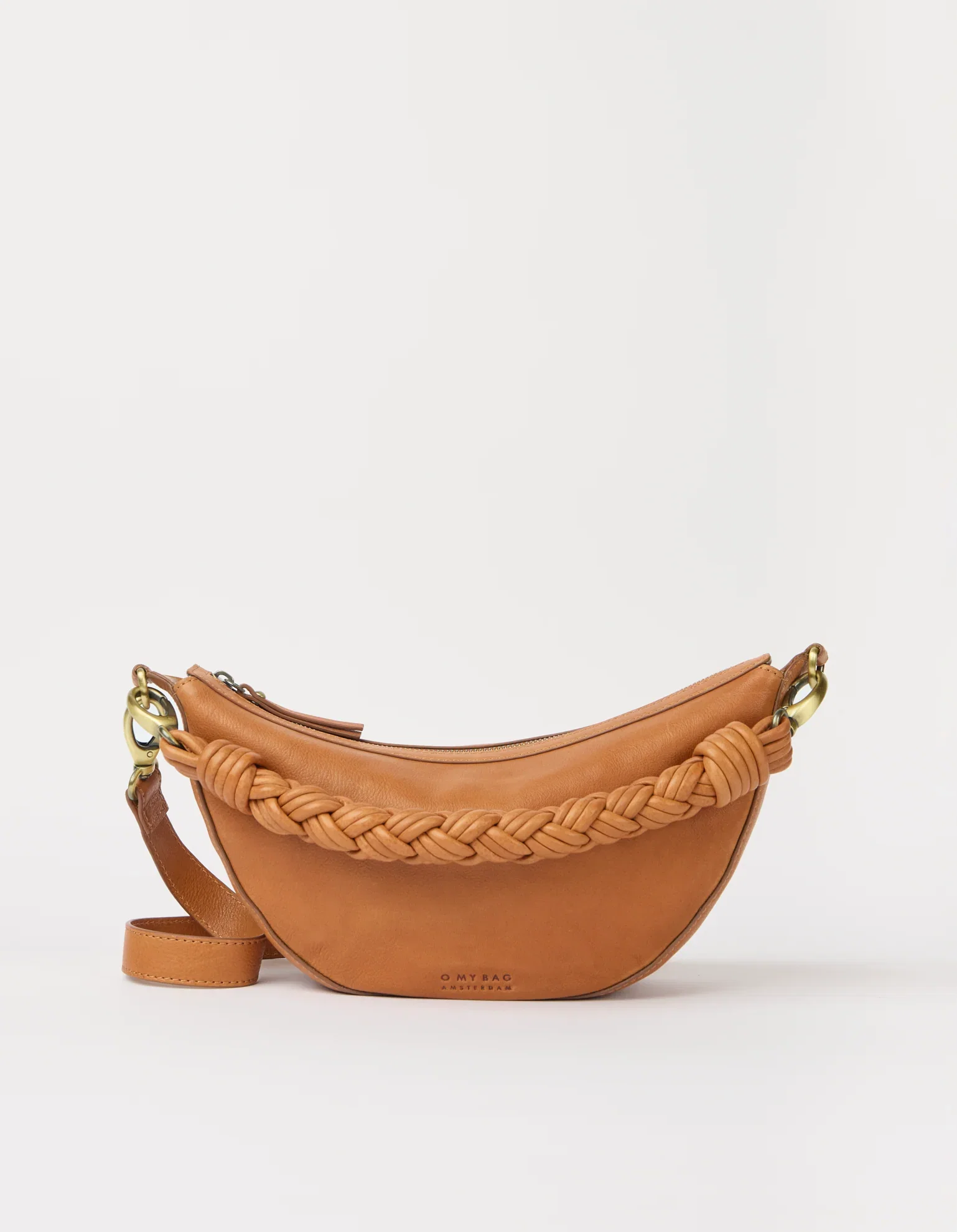 Image of Leo Midi Twisted Handle - Wild Oak Soft Grain Leather
