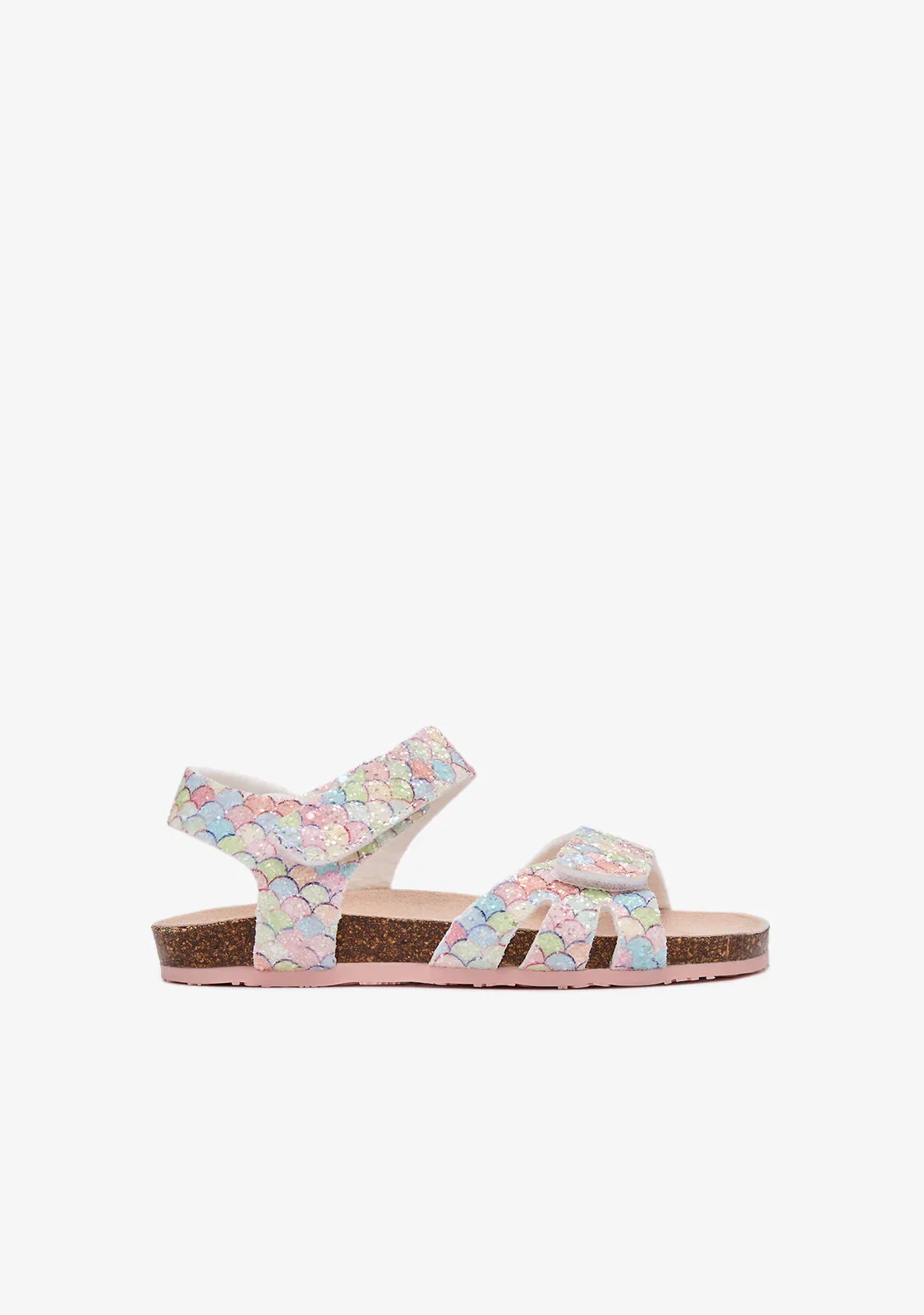 Image of Multi Glitter Mermaid Bio Sandals