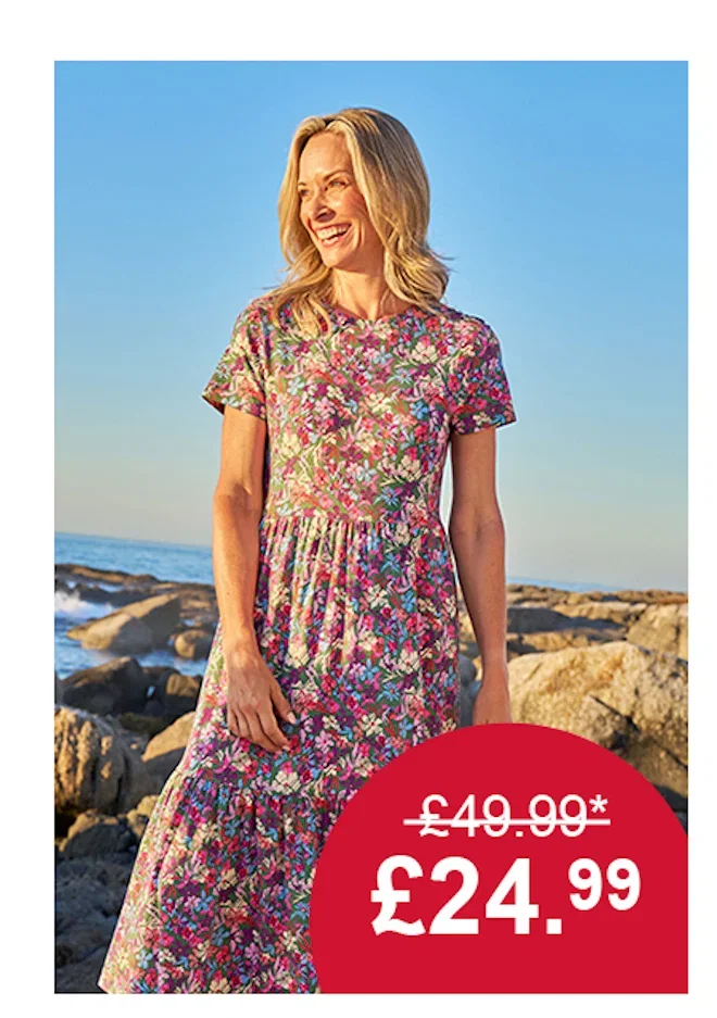 Sardinia Womens Tiered Dress