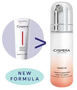The old product next to new look and formula