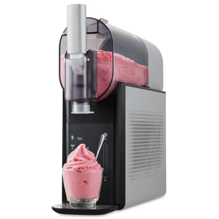 Trisa Speiseeismaschine «Slush'n'Cream», 5 Programme , grau