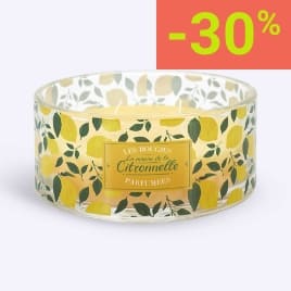 Bougie parfumée citronnelle 4 mèches