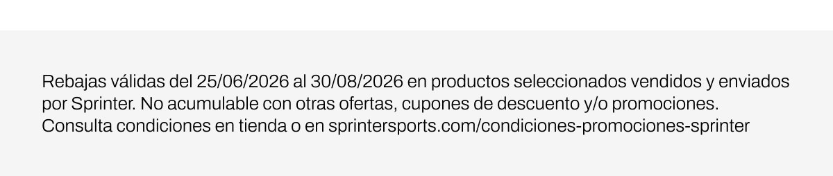 Condiciones Sprinter