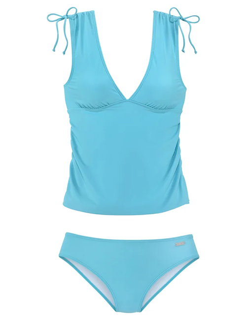 Tankini Set in hellblau