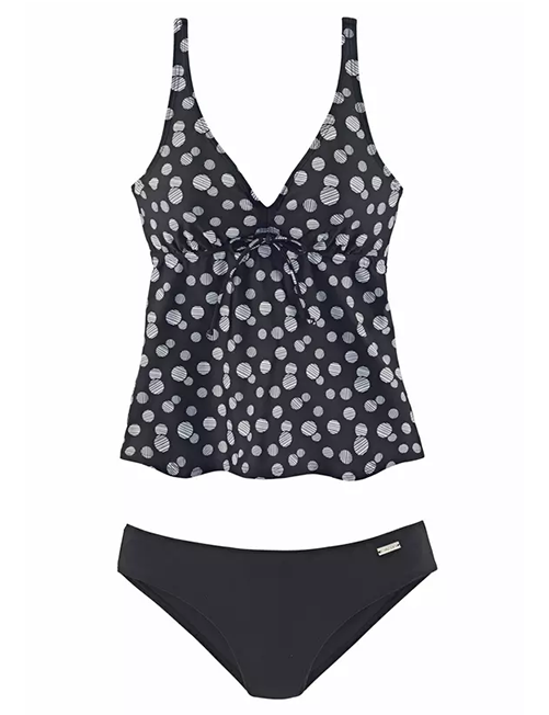 Tankini Set in schwarz