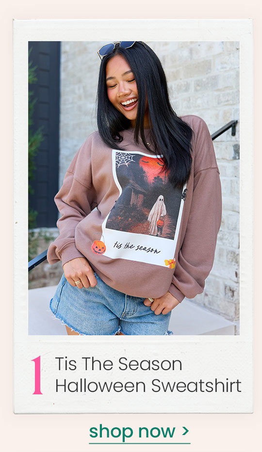 tis the season halloween sweatshirt