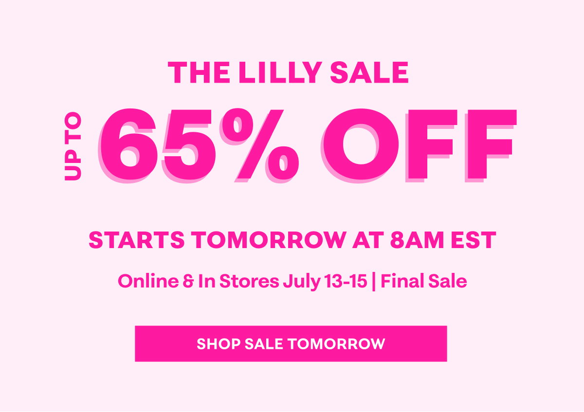 The Lilly Sale