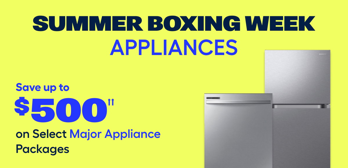 Up to $500 off select major appliance package