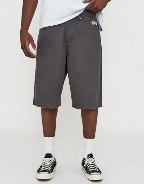 WRLDVSN Baggy Fit Twill Jorts