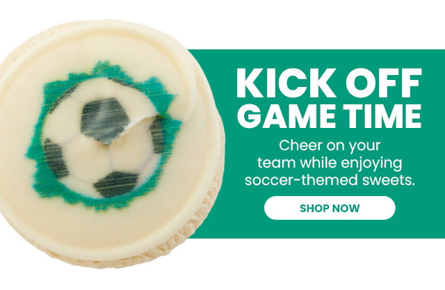 Kick Off Game Time - Cheer on your team while enjoying soccer-themed sweets.