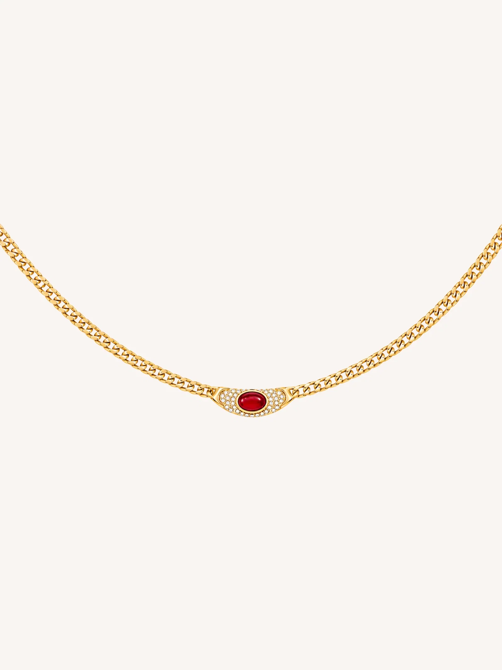 Image of Pave Red Necklace