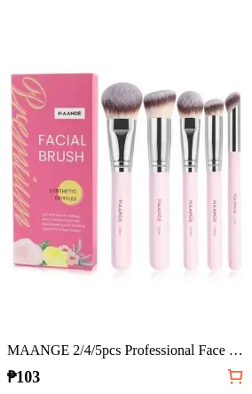 MAANGE 2/4/5pcs Professional Face Makeup Brush Set, Includes Powder Brush, Concealer Brush, Blush Brush, Foundation Brush, Contour Brush, Complete Makeup Brush Set, Convenient To Carry, Ideal For Travel. Gift For Women And Girls.