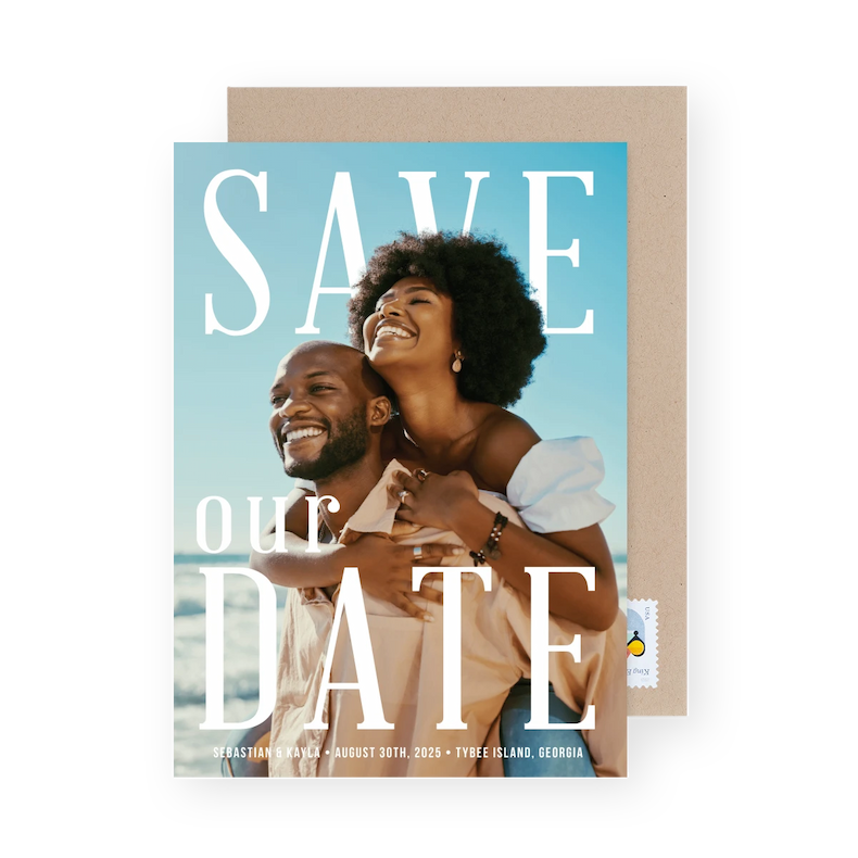 Save the Date Cutout Cards