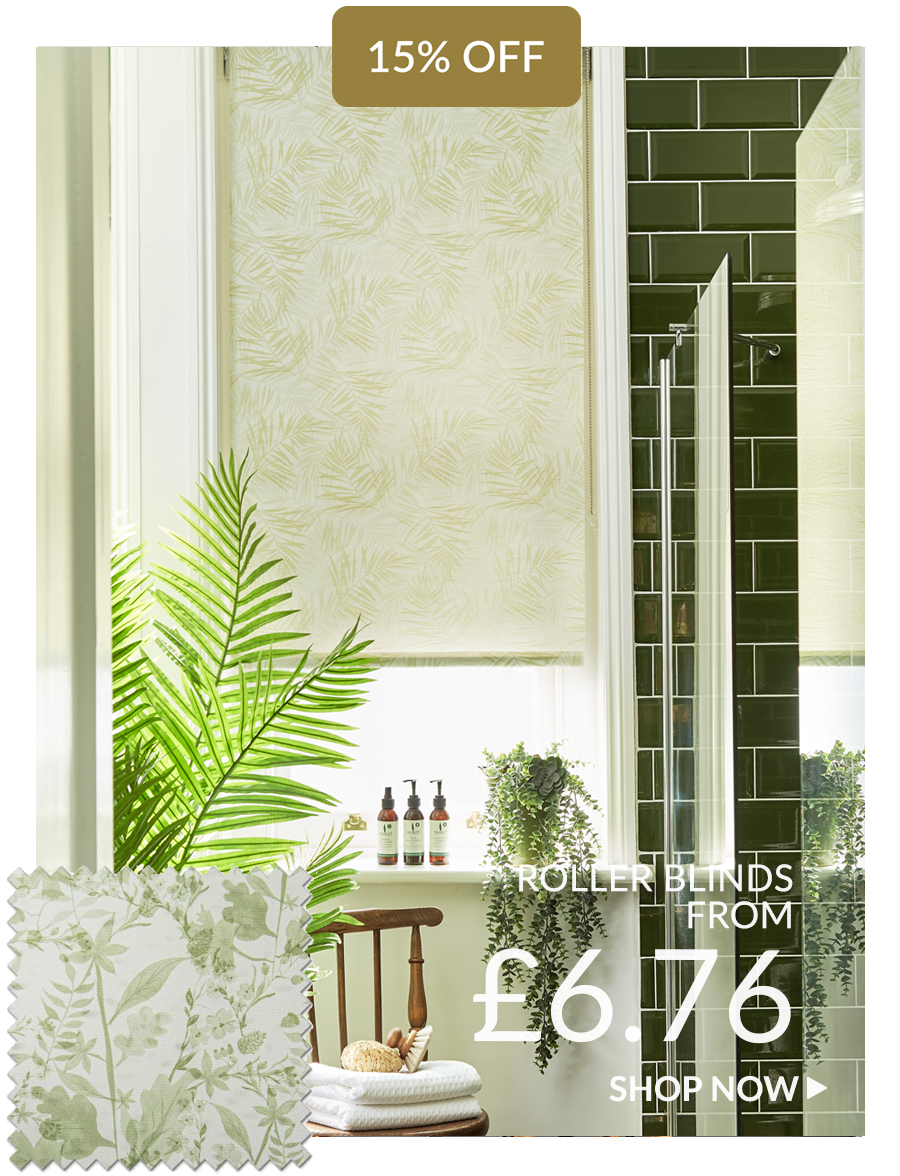 No Drill roller blinds 