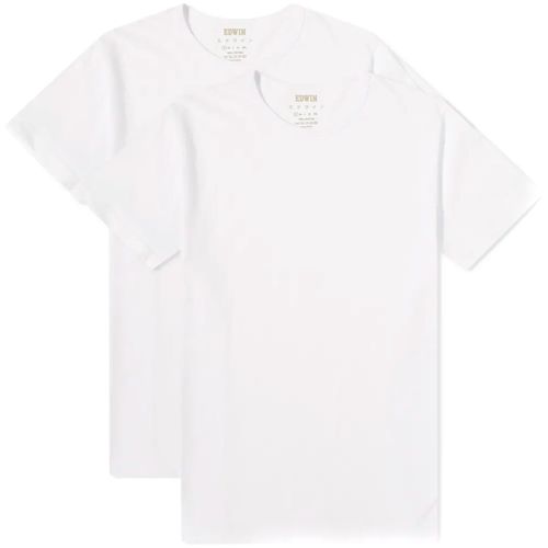 Edwin Double Pack T-Shirt - White