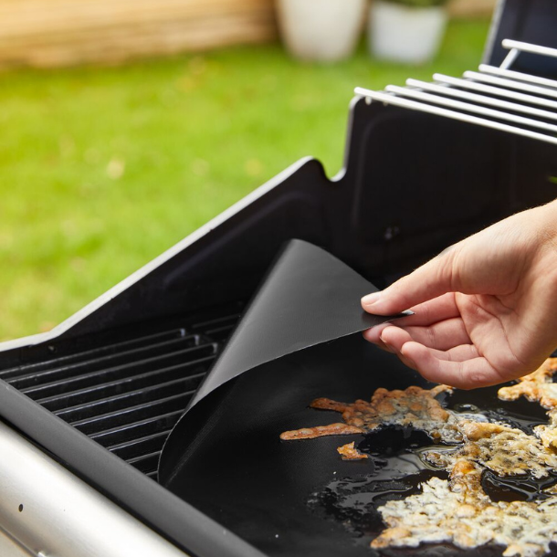 Magic Non-Stick BBQ Liners for Gas & Charcoal Grills – Pack of 2