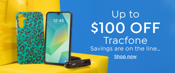 Up to $100 Off Tracfone