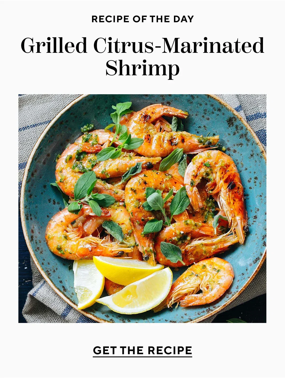 Grilled Citrus Marinated Shrimp