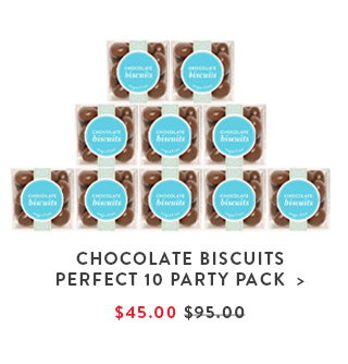  Chocolate Biscuits Perfect 10 Party Pack