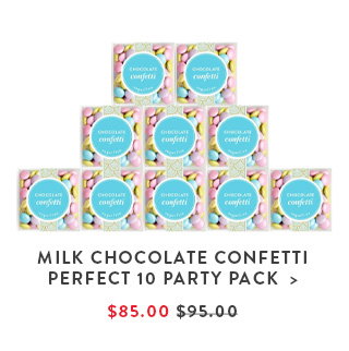 Milk Chocolate Confetti Perfect 10 Party Pack