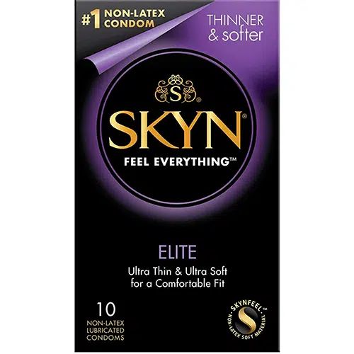 Skyn Elite Latex Free Thin Condoms (Pack Size: 3 Condoms)