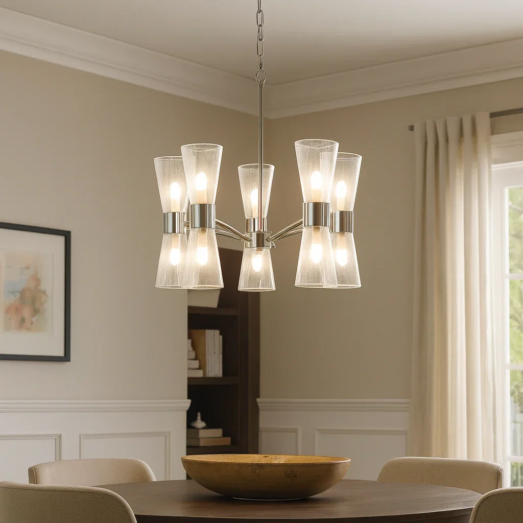 Image of Herrera Chrome Ceiling Pendant