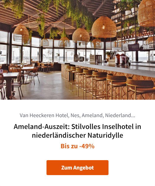 Ameland-Auszeit: Stilvolles Inselhotel in niederländischer Naturidylle