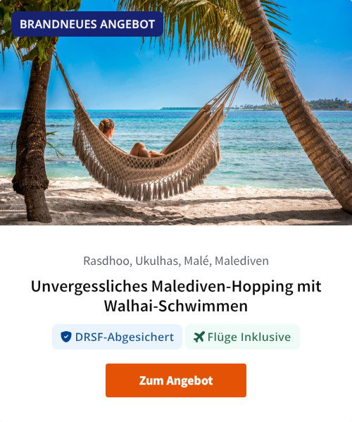 Unvergessliches Malediven-Hopping mit Walhai-Schwimmen