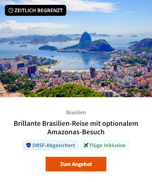 Brillante Brasilien-Reise mit optionalem Amazonas-Besuch