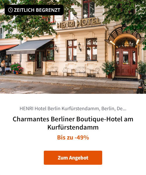 Charmantes Berliner Boutique-Hotel am Kurfürstendamm