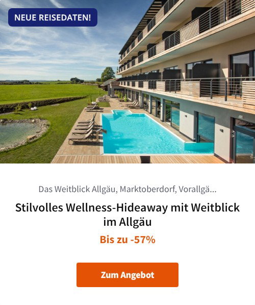 Stilvolles Wellness-Hideaway mit Weitblick im Allgäu