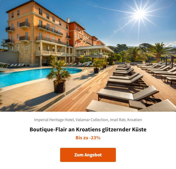 Boutique-Flair an Kroatiens glitzernder Küste