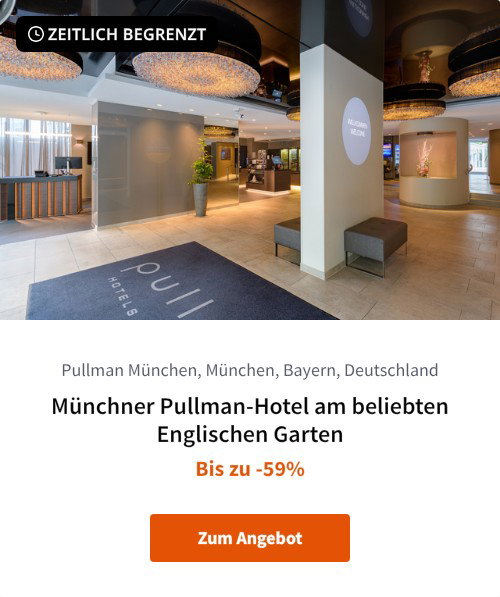 Münchner Pullman-Hotel am beliebten Englischen Garten