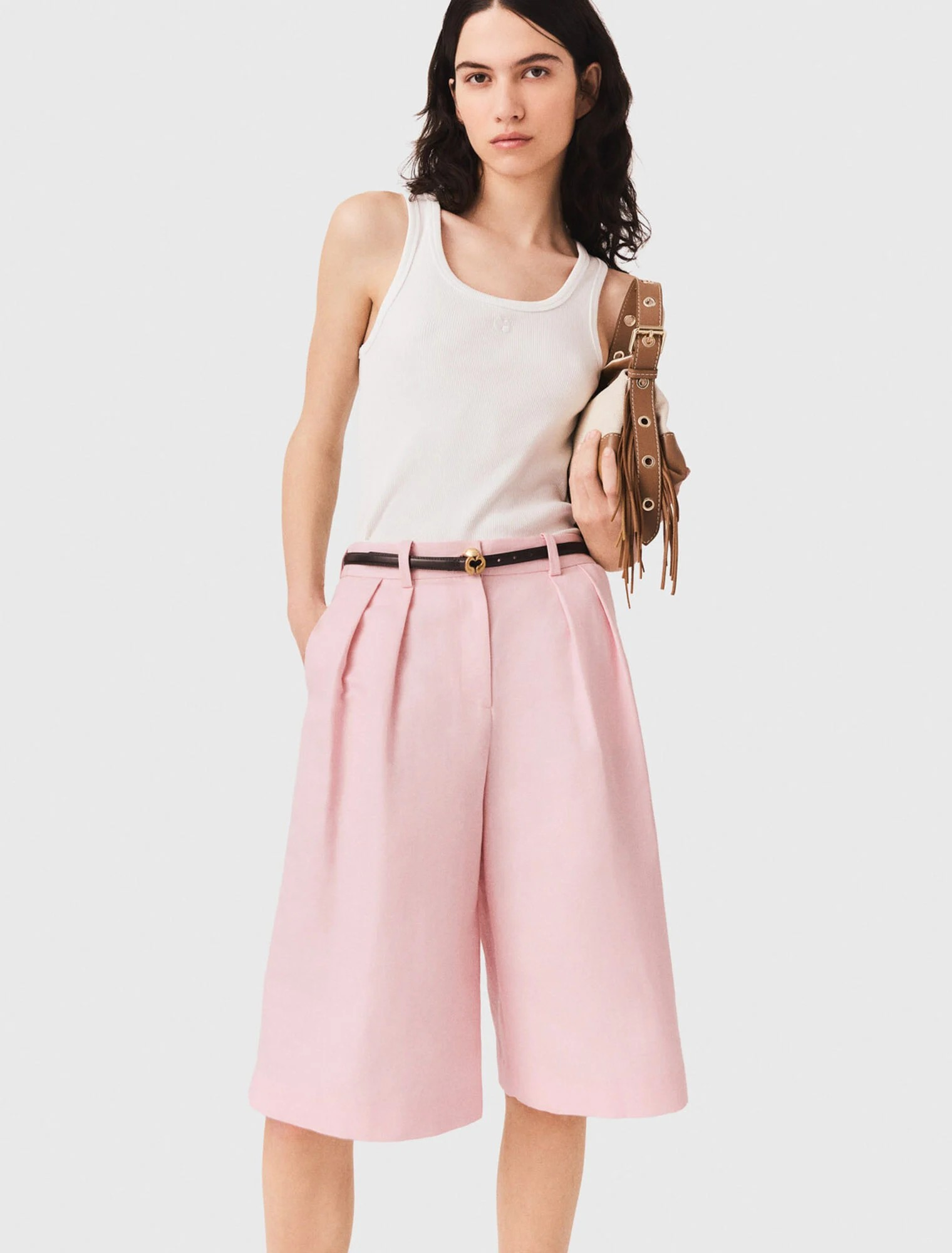 Backless tailored top