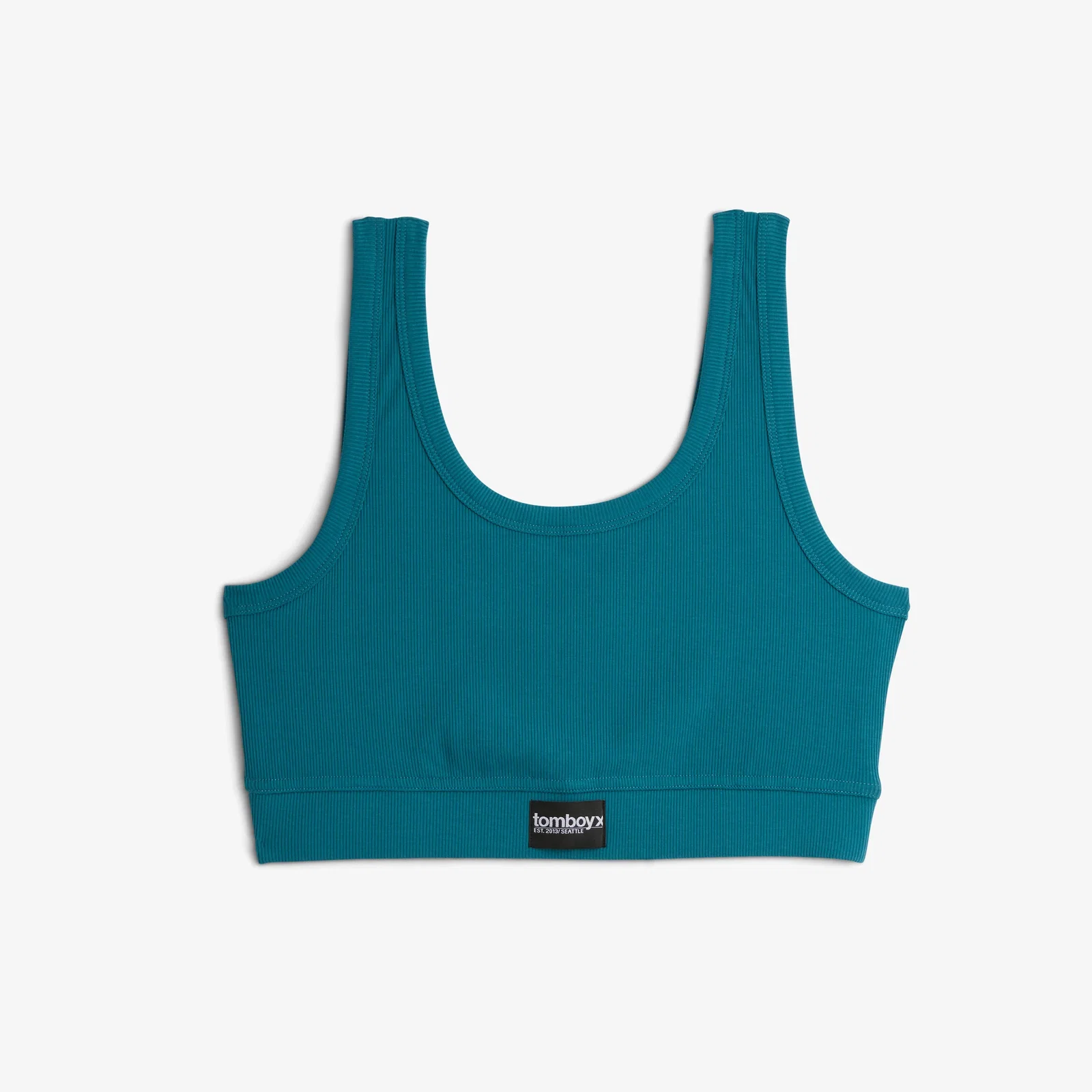 Image of Bamboo Rib Essentials Soft Bra - Teal Time