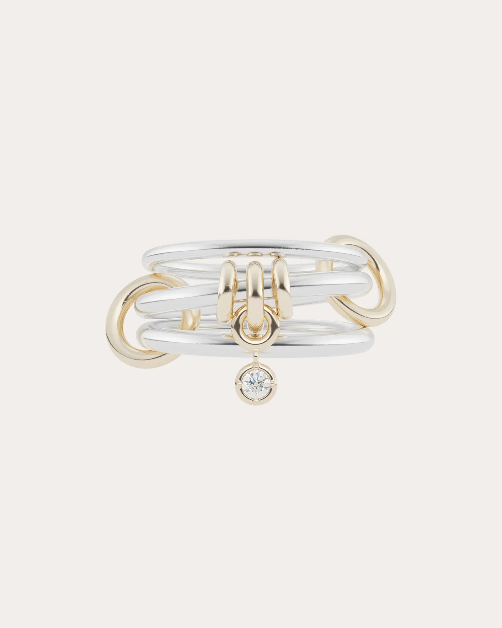 Diamond & 18k Gold Two-Tone Piera Ring