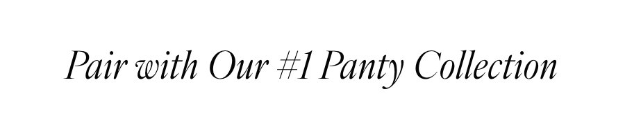 Pair with Our Panty Collection