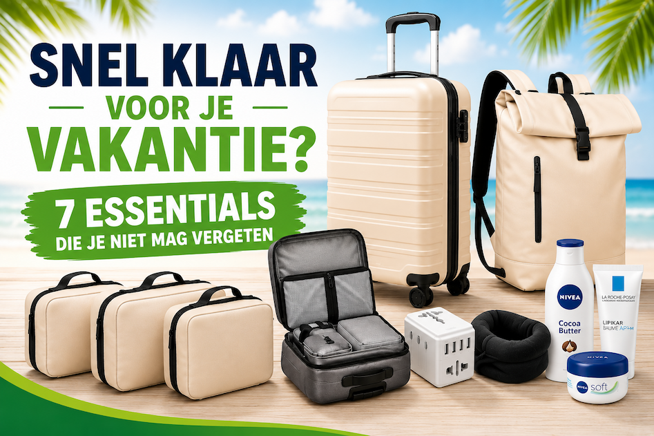 7 Essentials vor je vakantie