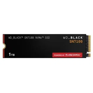 WD BLACK SN7100 1TB Disco SSD 7250MB/s NVMe PCIe 4.0 M.2 Gen4 TLC 3D NAND
