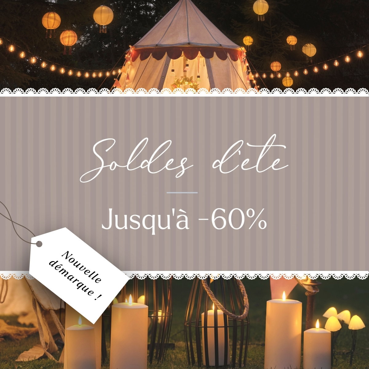 Super promos d'ete. Jusqu'á -60%