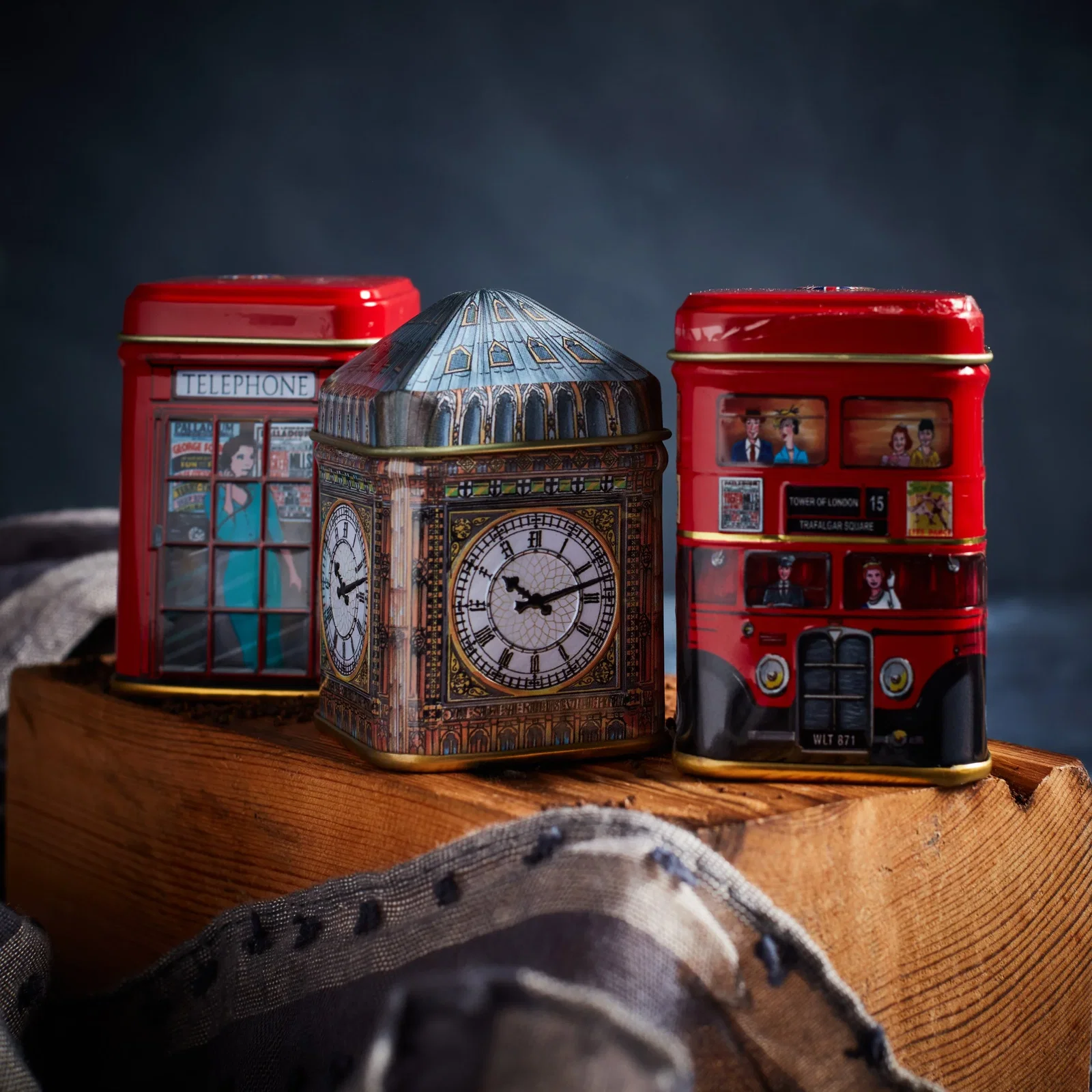 Image of Best Of British Mini Tea Tin Set of 3