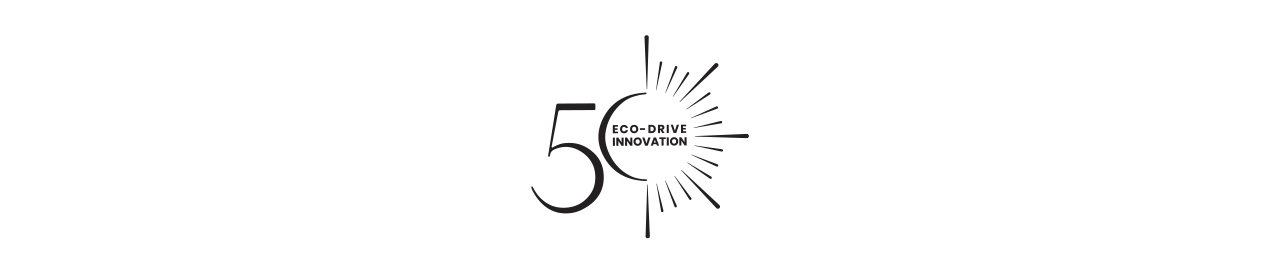Eco-Drive Innovation 50th Anniversary Logo