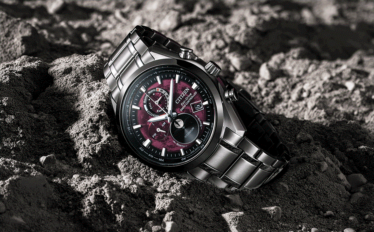 Tsuki-yomi A-T Red Dial Super Titanium Bracelet BY1018-55X
