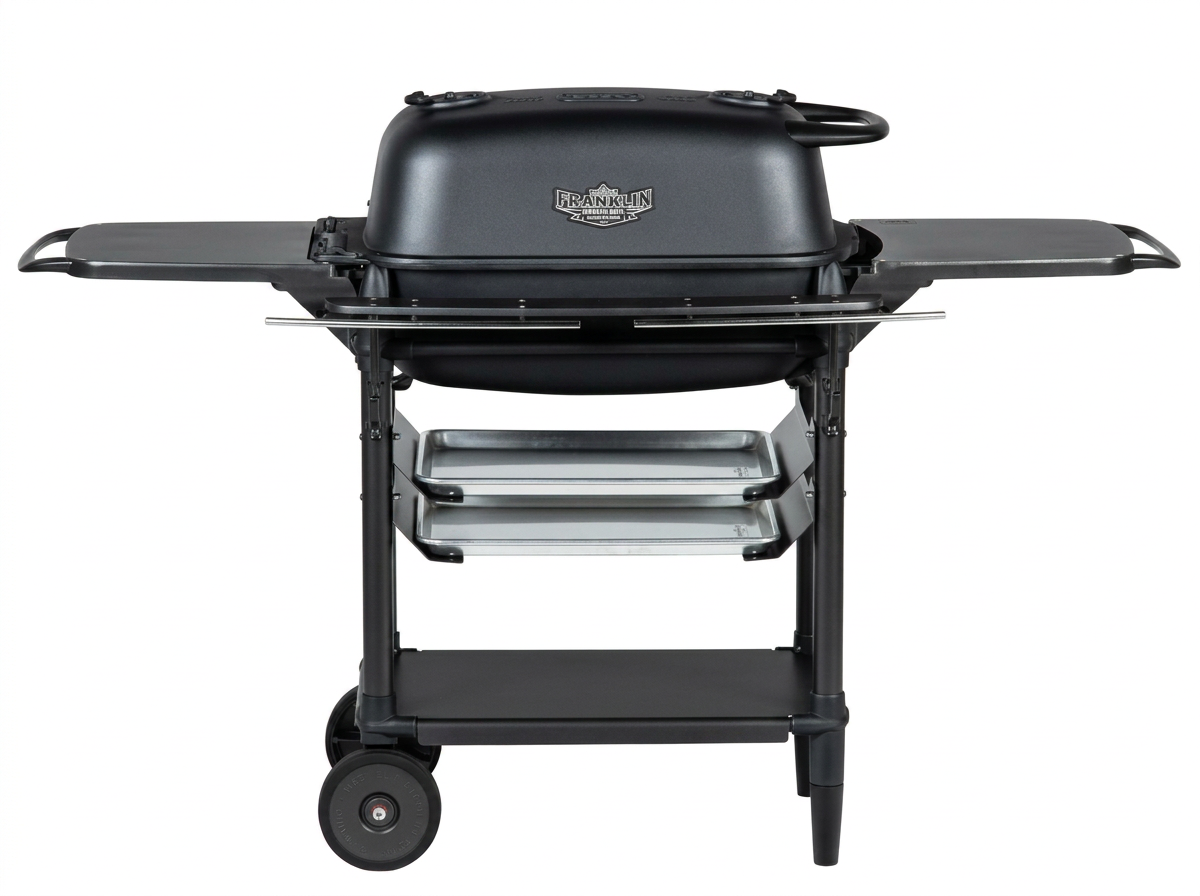 PK300 charcoal grill and smoker