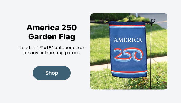 America 250 Garden Flag