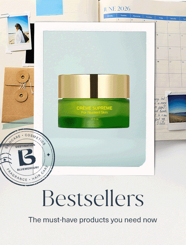 Bestsellers - the must-have products you need now. the gif is of product polaroid images