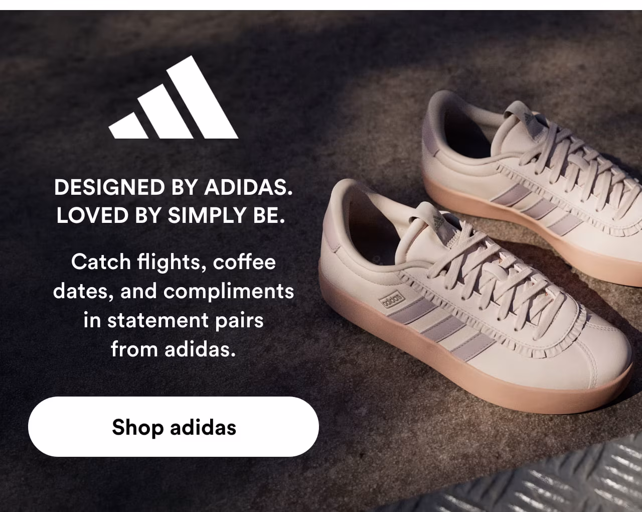 Designed by Adidas. Loved by Simply Be.